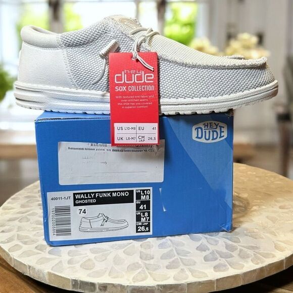 Hey Dude Wally Funk Mono Ghosted Slip-On Sox Collection Shoes Unisex Men 8 / Wom main image 6